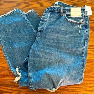 Abercrombie & Fitch The Dad high rise jeans size 18 New with Tags